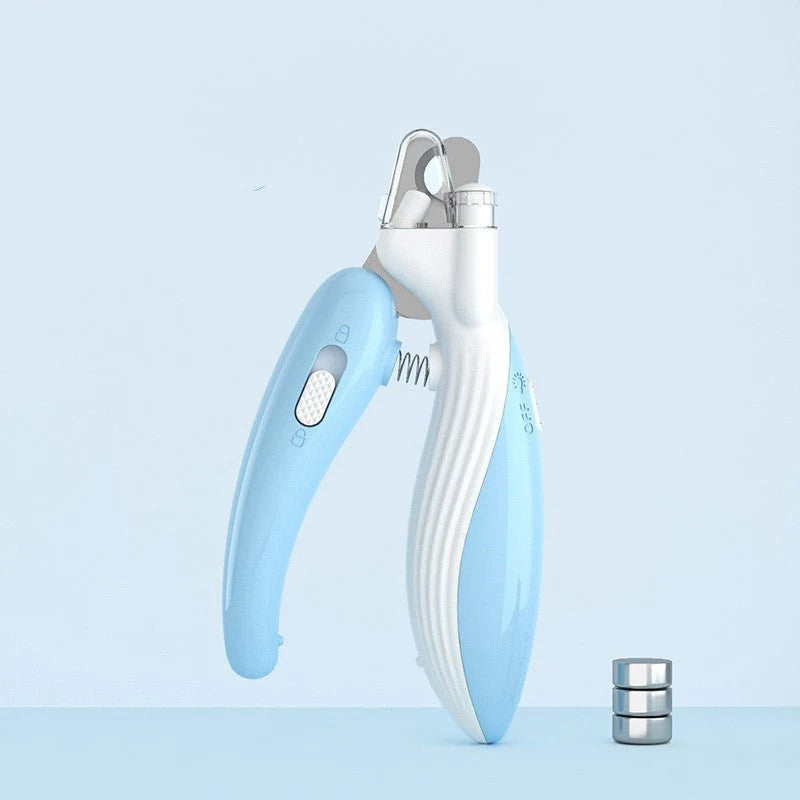 Pet Nail Clippers Dog Nail Clippers Cat Nail Clippers LED Electric Nail Grinder Pet Supplies LED Light Pet Nail Clippers