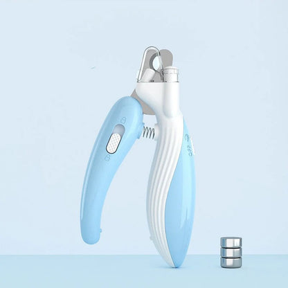 Pet Nail Clippers Dog Nail Clippers Cat Nail Clippers LED Electric Nail Grinder Pet Supplies LED Light Pet Nail Clippers